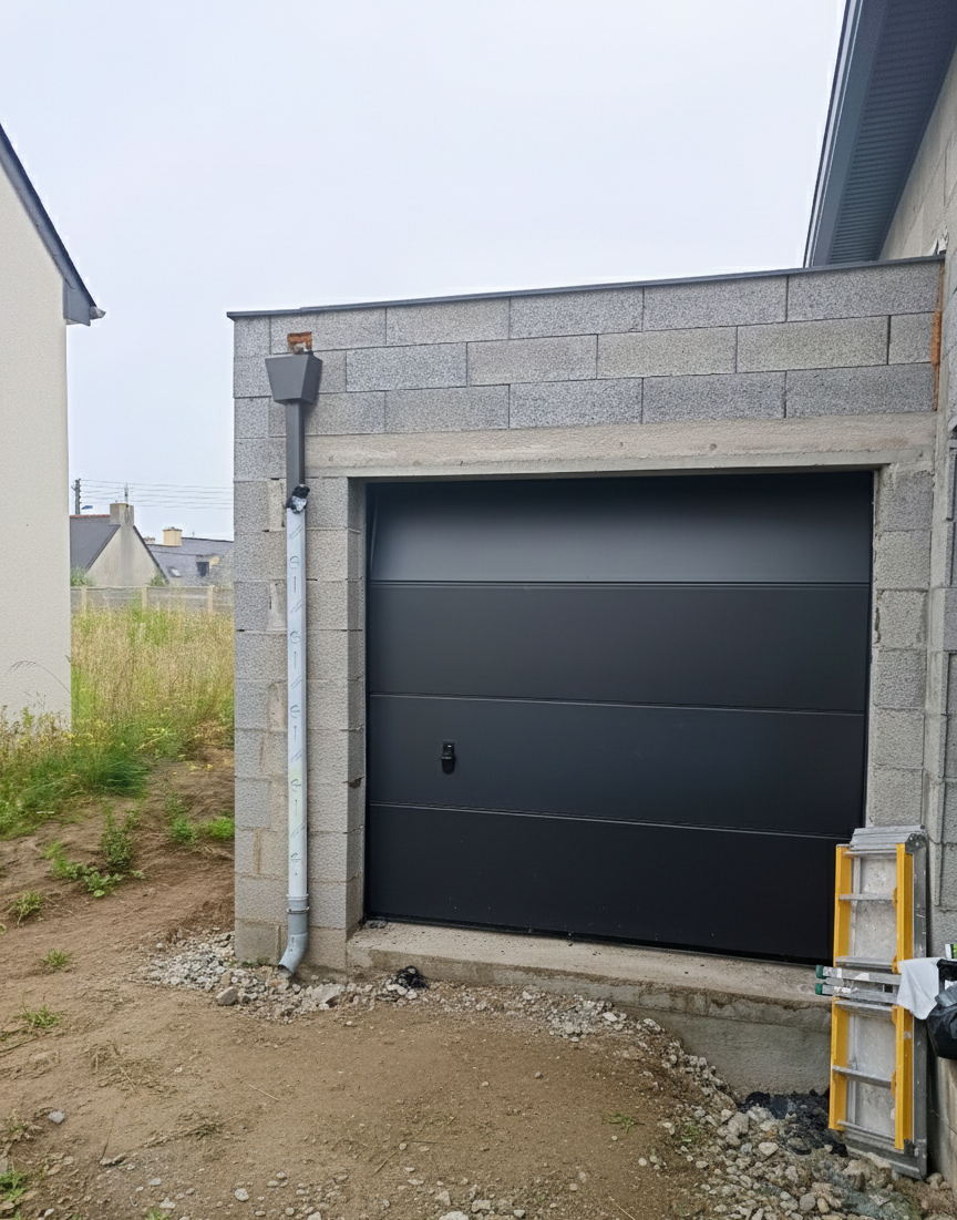 Menuiserie - pose de porte de garage automatique - CDC Rénovation