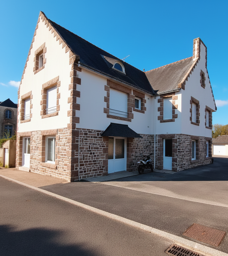 Rénovation de façade et ravalement à Saint Renan